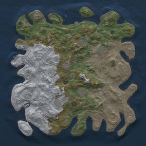 Thumbnail Rust Map: Procedural Map, Size: 4250, Seed: 88453265, 19 Monuments