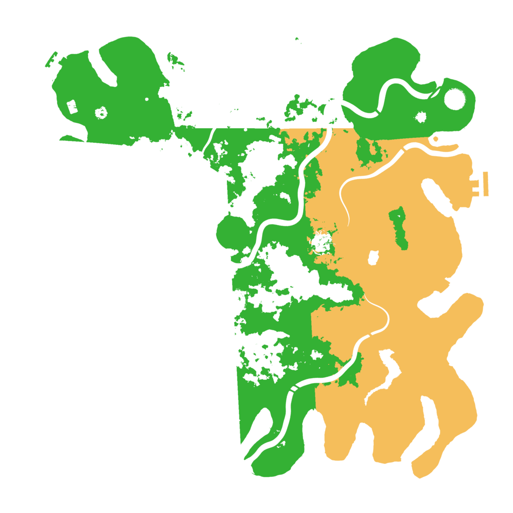 Biome Rust Map: Procedural Map, Size: 4250, Seed: 88453265