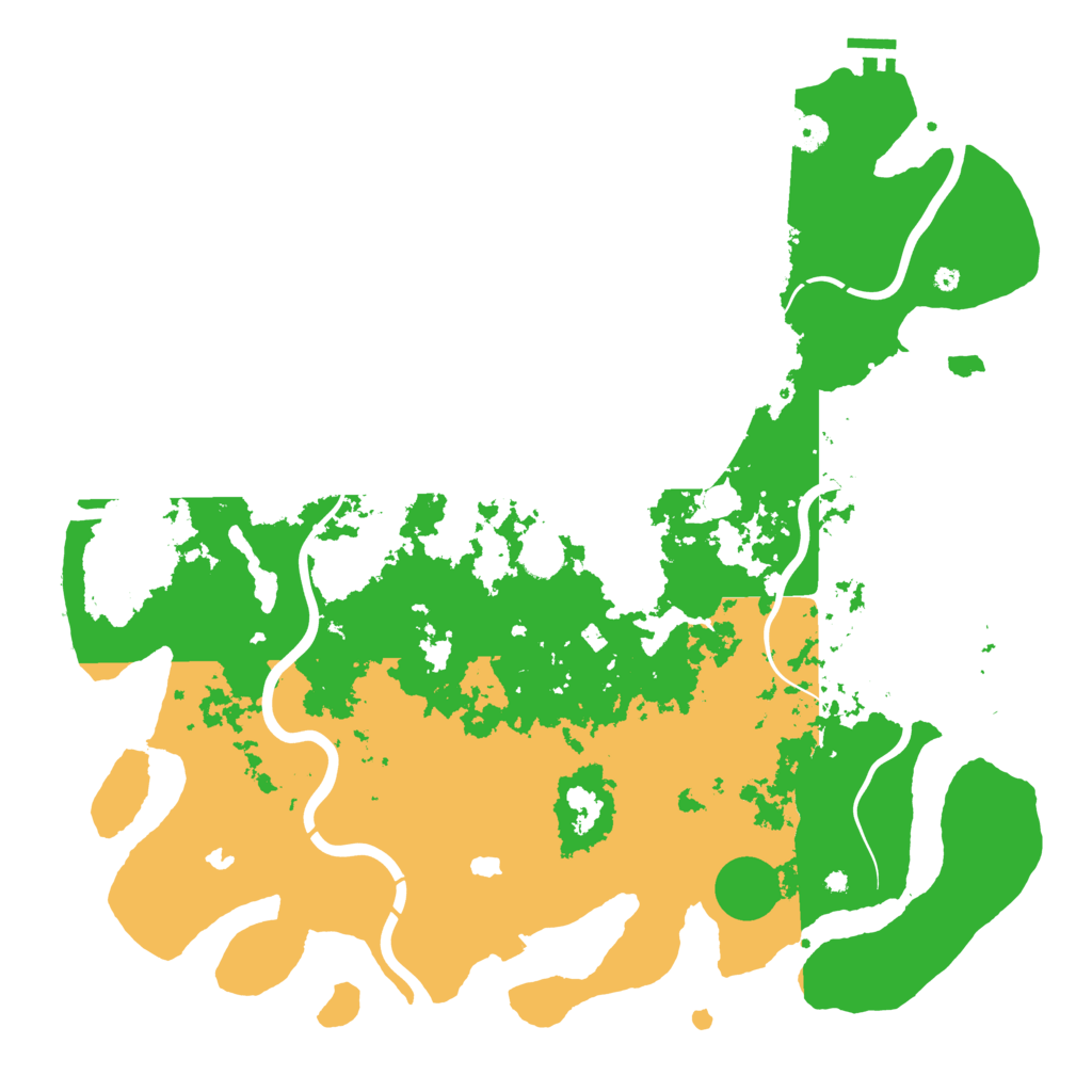 Biome Rust Map: Procedural Map, Size: 4500, Seed: 17762077