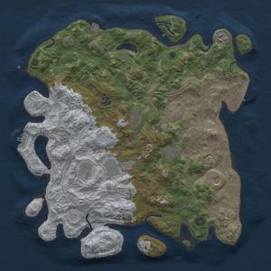 Thumbnail Rust Map: Procedural Map, Size: 4250, Seed: 998059, 17 Monuments