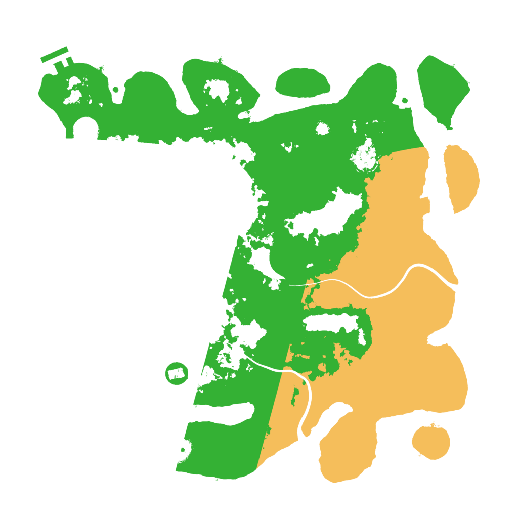 Biome Rust Map: Procedural Map, Size: 3650, Seed: 26552750