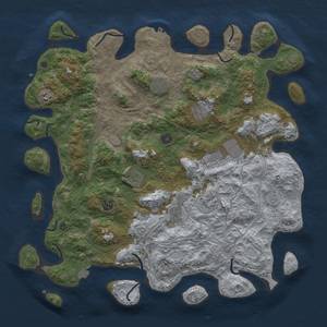 Thumbnail Rust Map: Procedural Map, Size: 4500, Seed: 1166925854, 16 Monuments