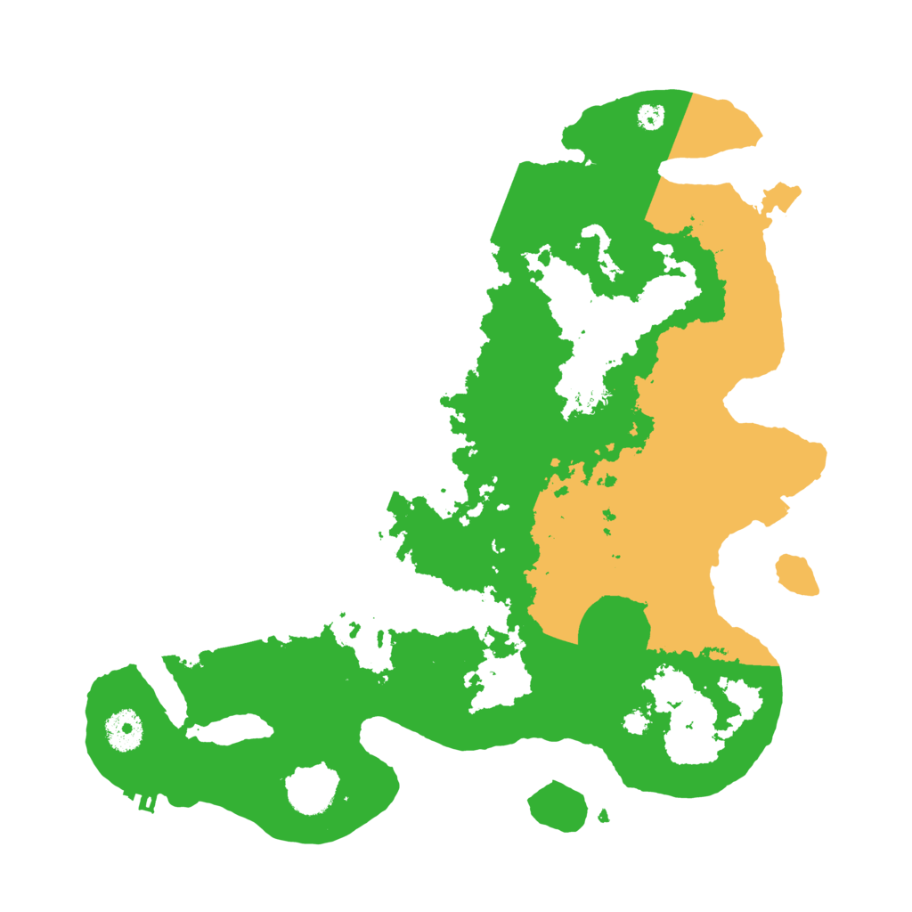 Biome Rust Map: Procedural Map, Size: 3500, Seed: 91566265