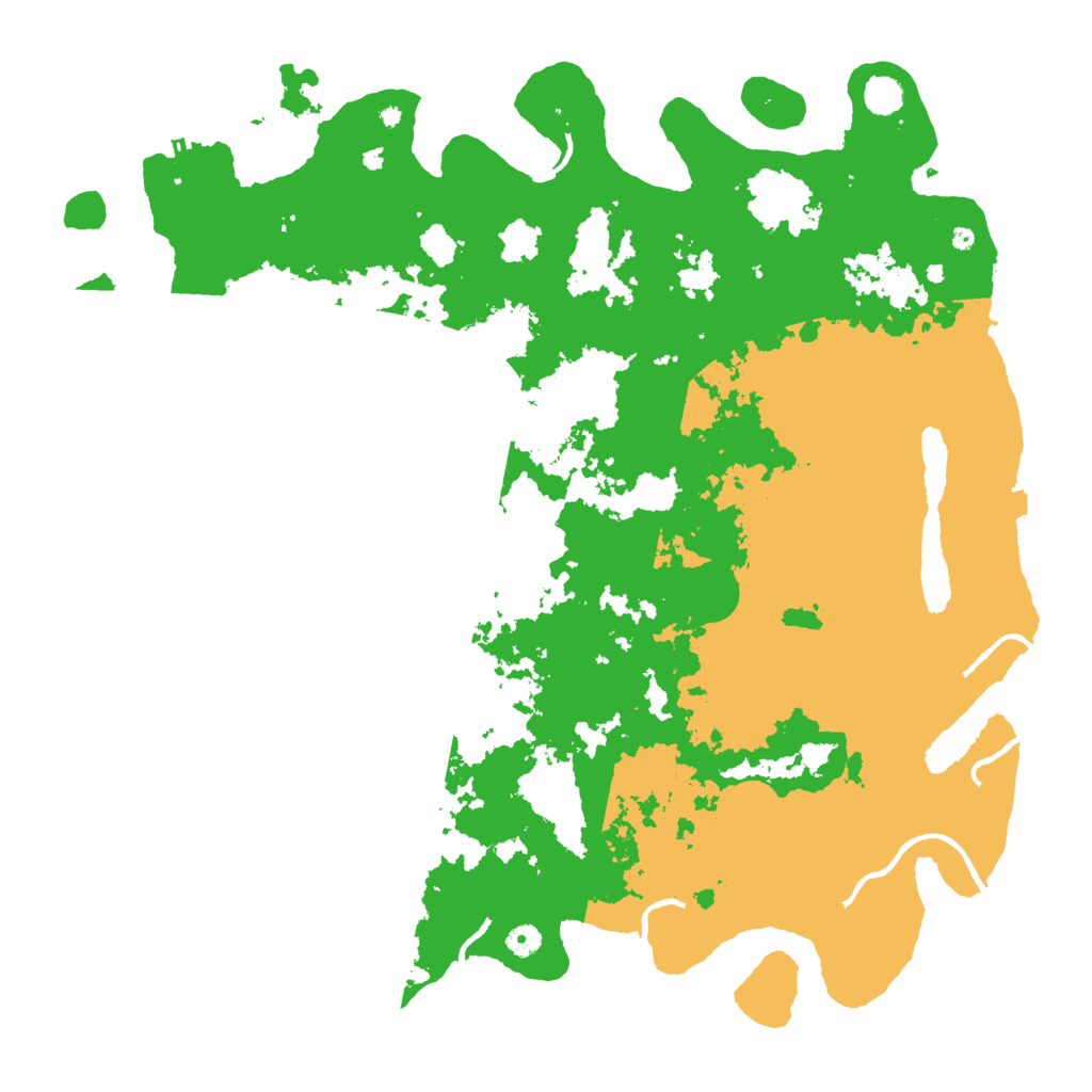 Biome Rust Map: Procedural Map, Size: 5000, Seed: 77821