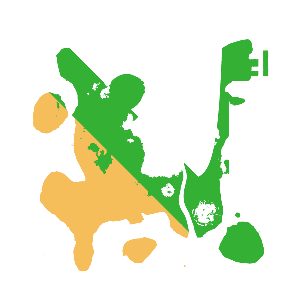 Biome Rust Map: Procedural Map, Size: 2400, Seed: 587481703