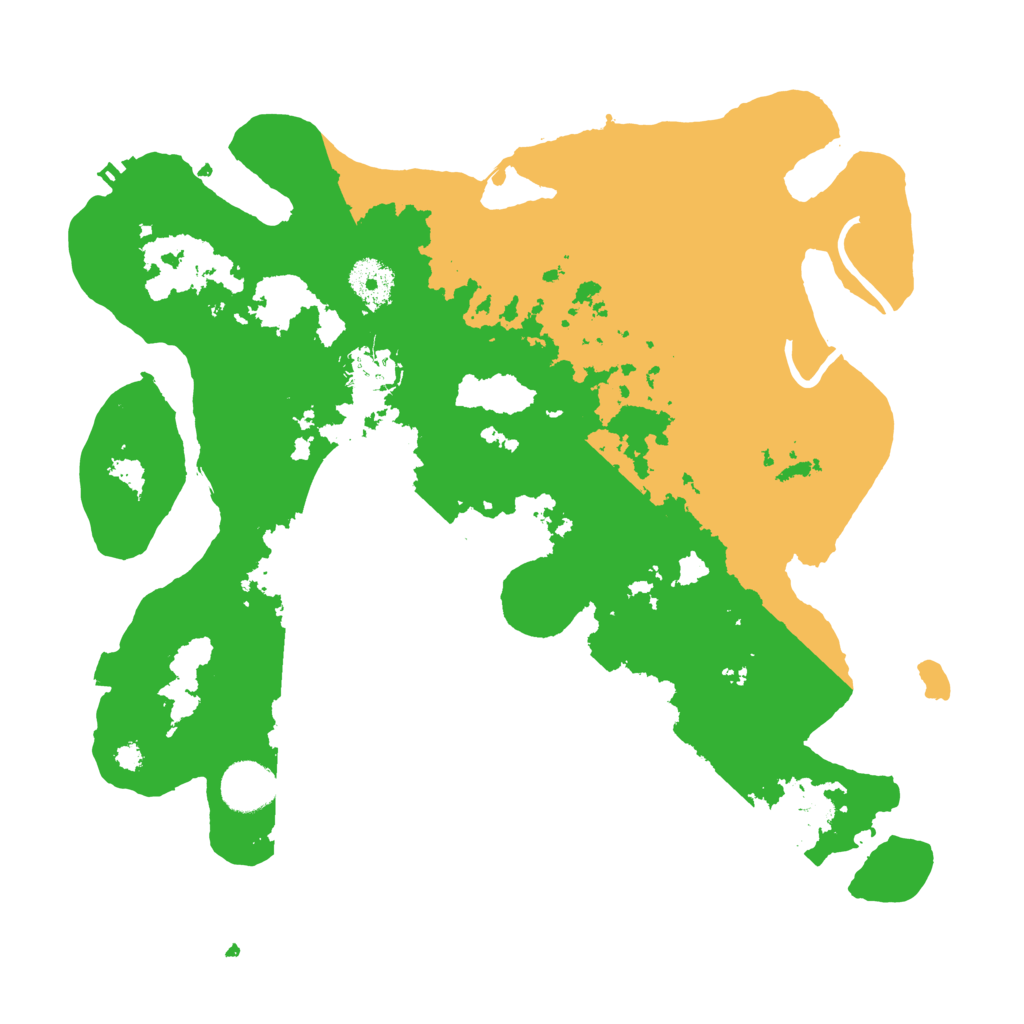 Biome Rust Map: Procedural Map, Size: 3500, Seed: 97542168