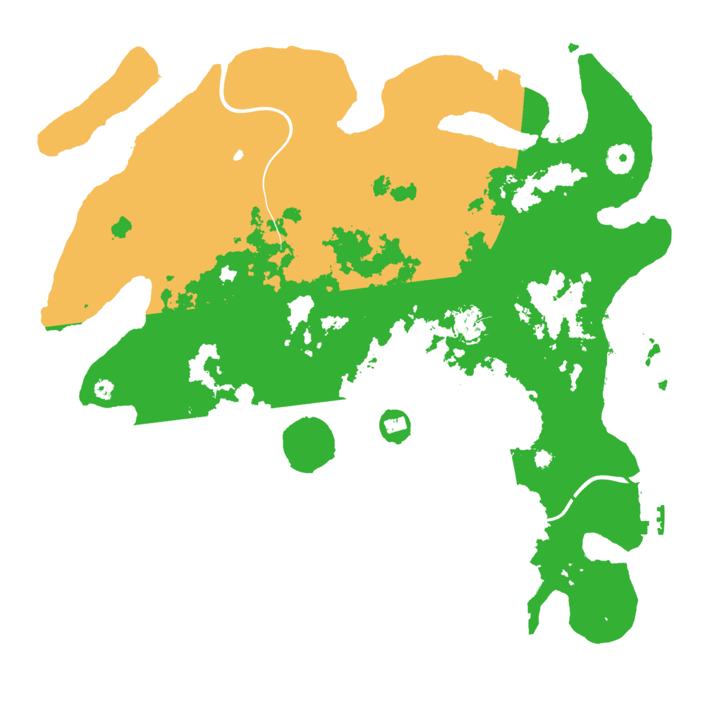 Biome Rust Map: Procedural Map, Size: 3700, Seed: 1832861137