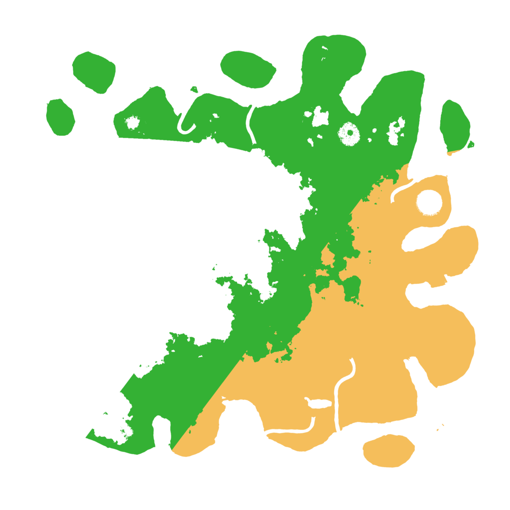 Biome Rust Map: Procedural Map, Size: 3500, Seed: 541819636