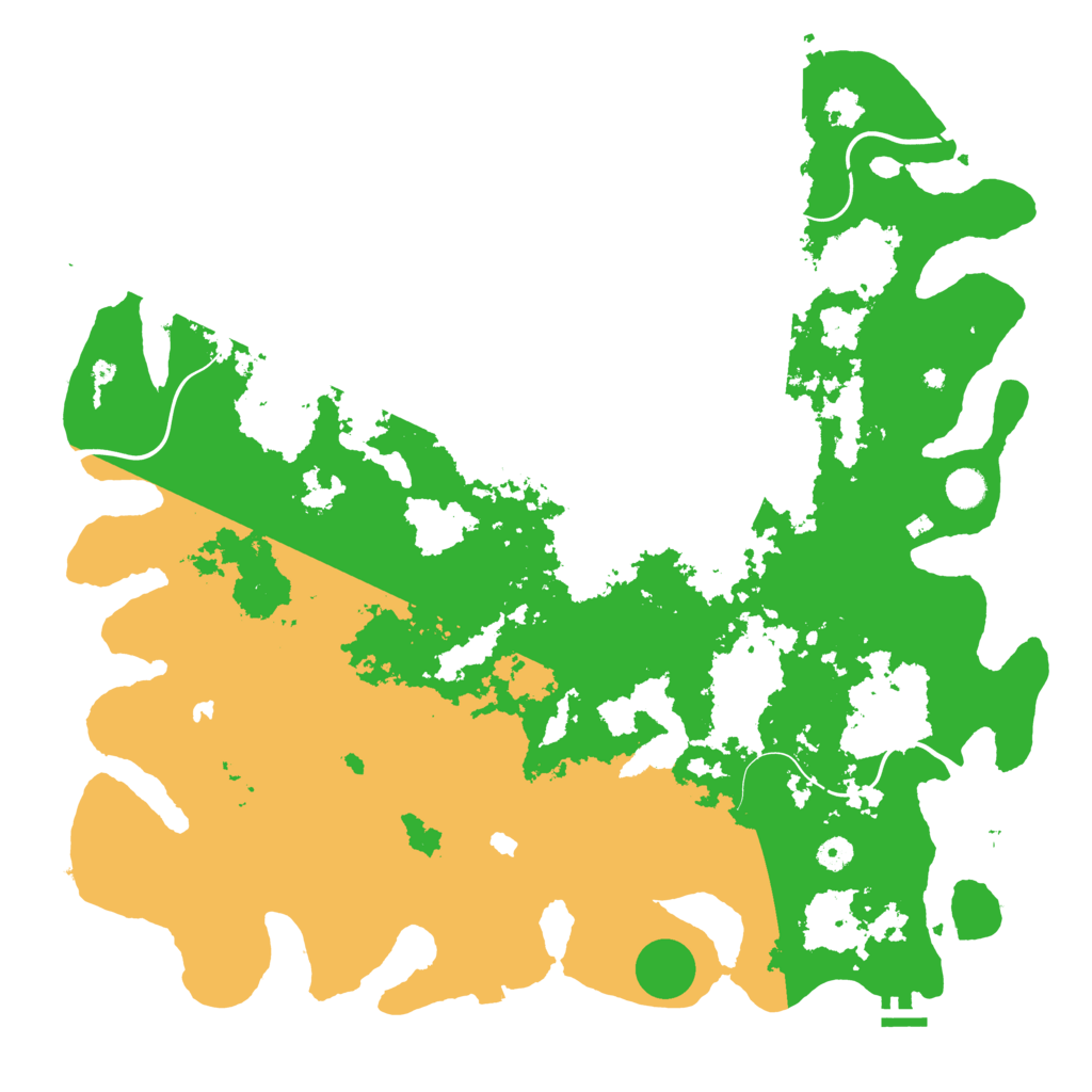 Biome Rust Map: Procedural Map, Size: 4800, Seed: 258131931