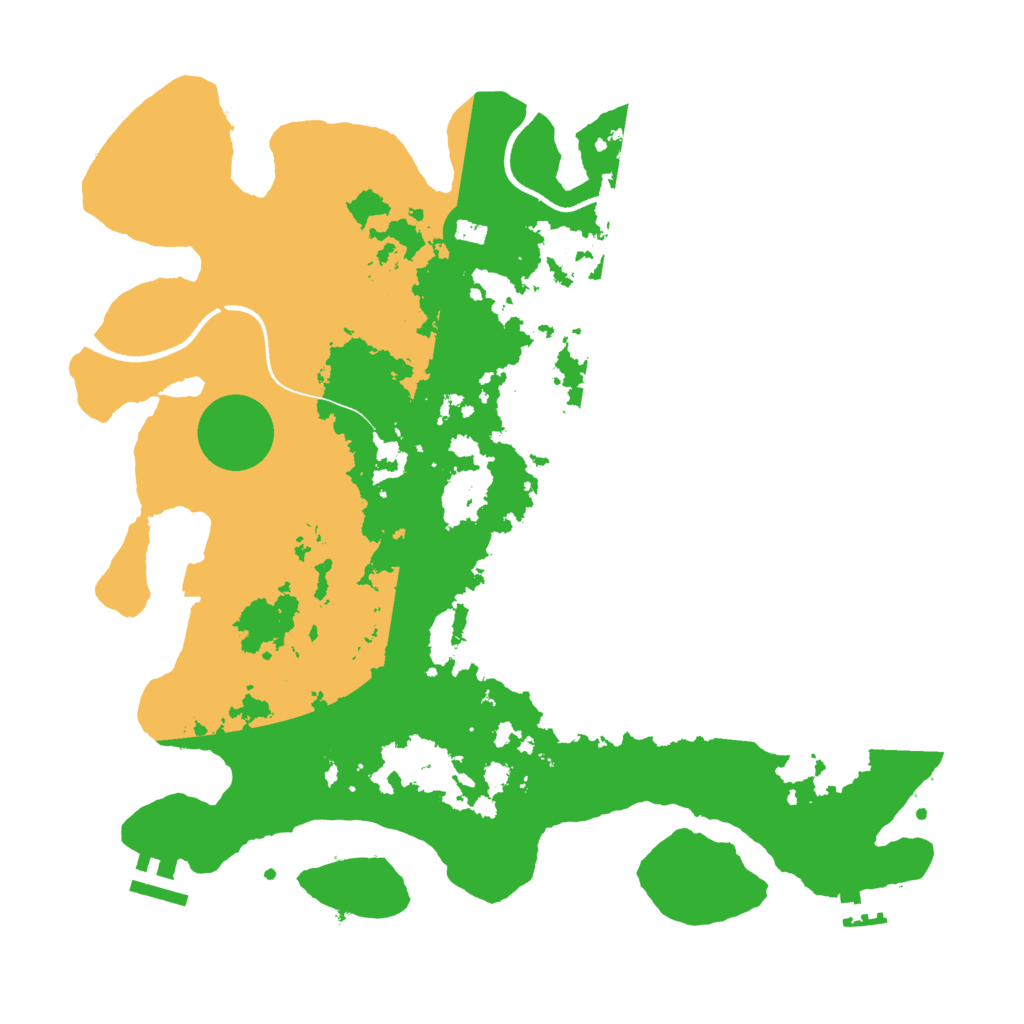 Biome Rust Map: Procedural Map, Size: 3550, Seed: 1548453