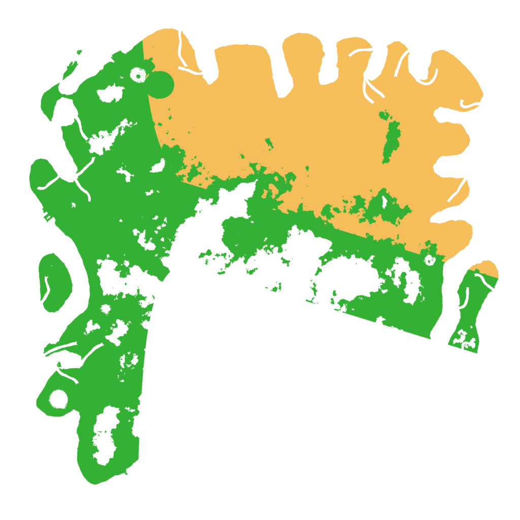 Biome Rust Map: Procedural Map, Size: 5000, Seed: 5102023