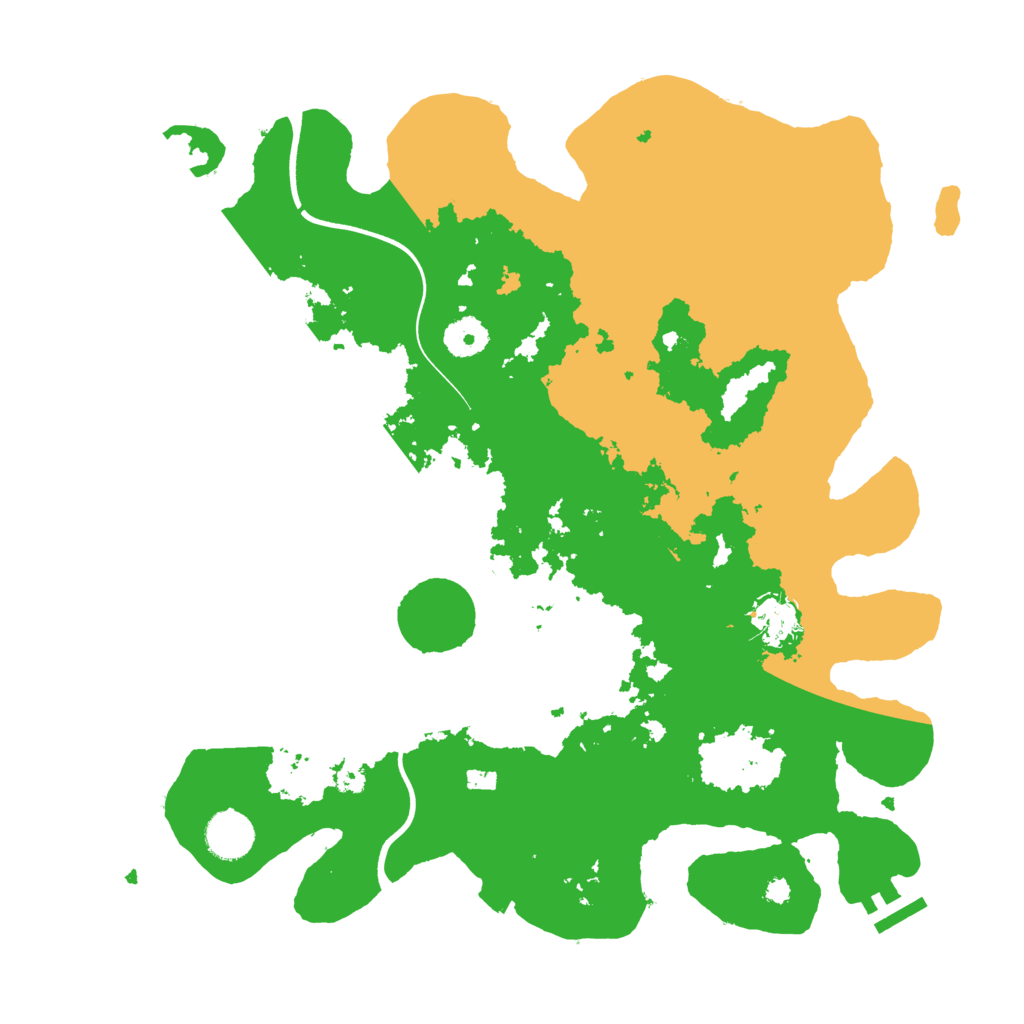 Biome Rust Map: Procedural Map, Size: 3700, Seed: 588096450