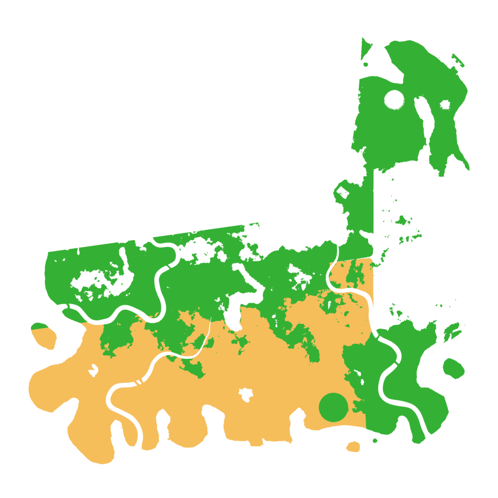 Biome Rust Map: Procedural Map, Size: 4500, Seed: 1492547771