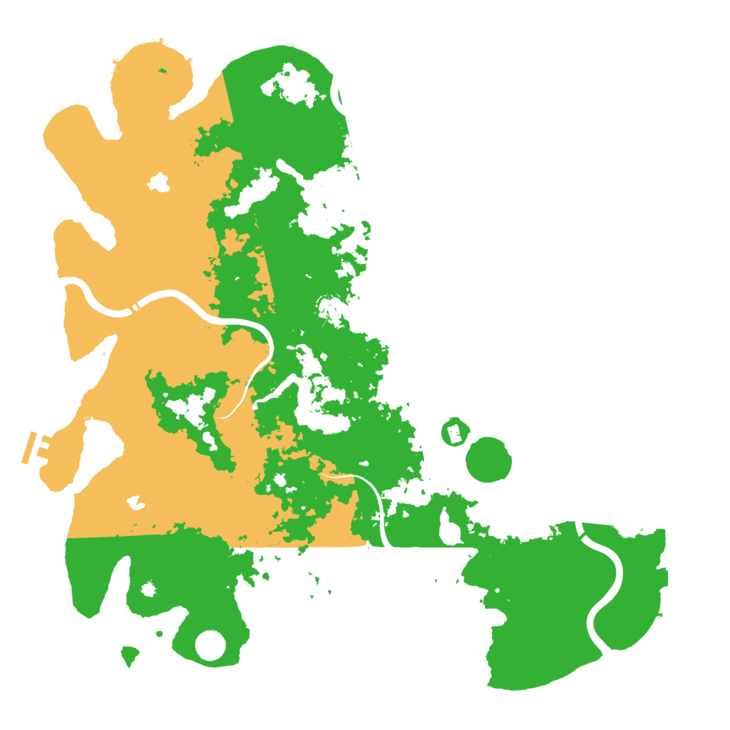 Biome Rust Map: Procedural Map, Size: 4500, Seed: 1310612491