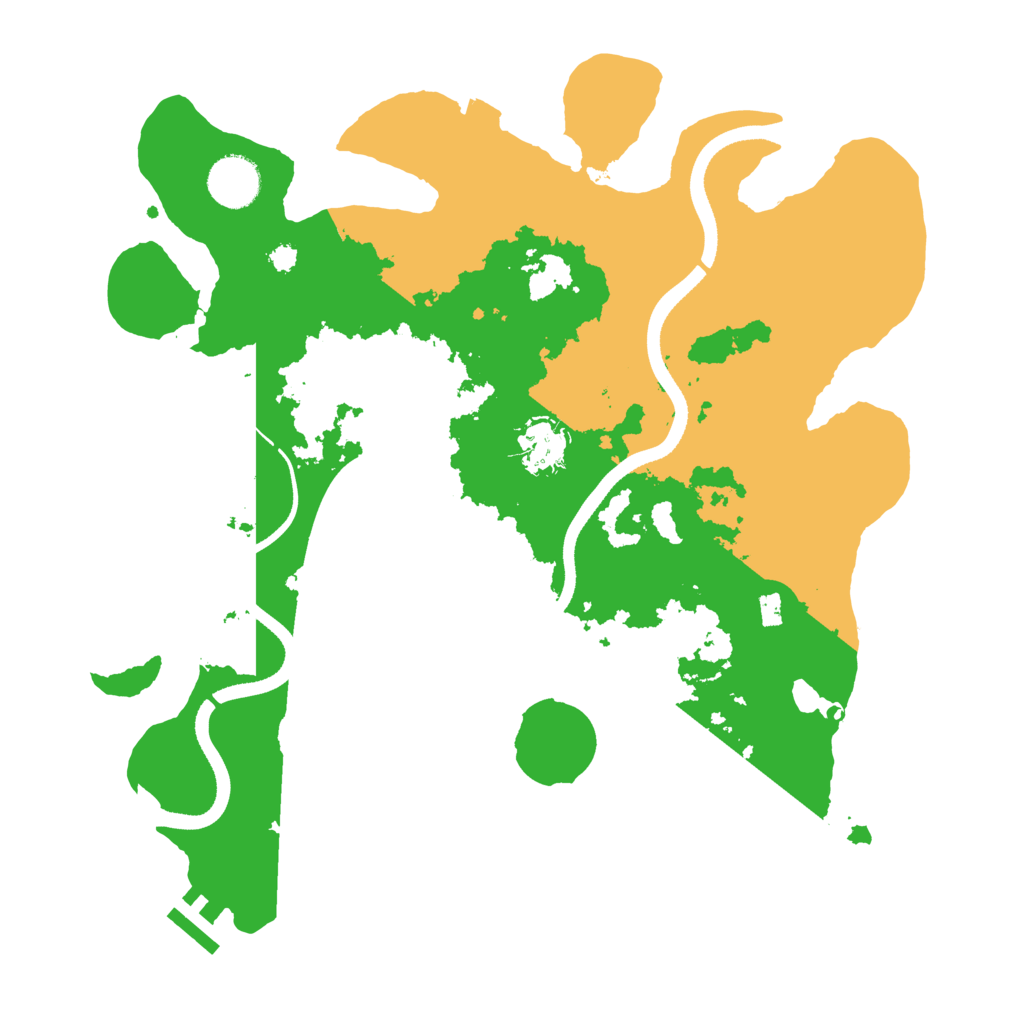 Biome Rust Map: Procedural Map, Size: 3450, Seed: 79312947