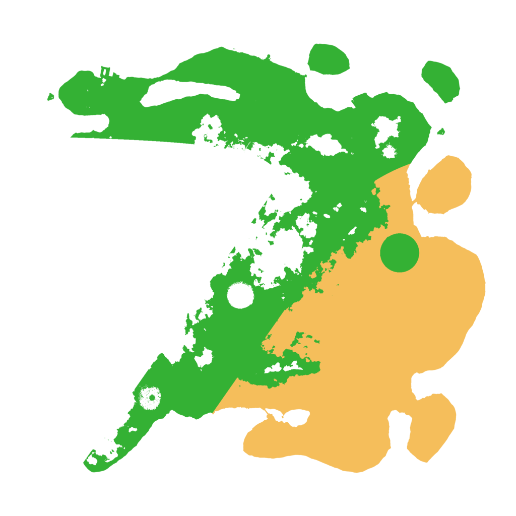 Biome Rust Map: Procedural Map, Size: 3500, Seed: 366966334