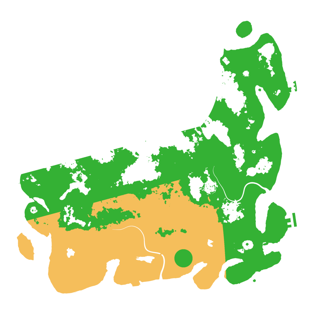 Biome Rust Map: Procedural Map, Size: 4500, Seed: 459886482