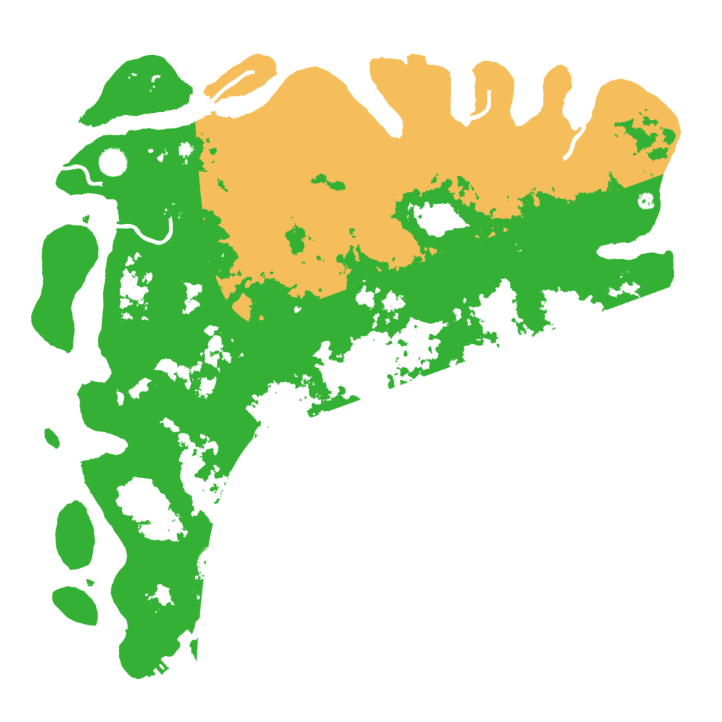 Biome Rust Map: Procedural Map, Size: 4500, Seed: 71236533