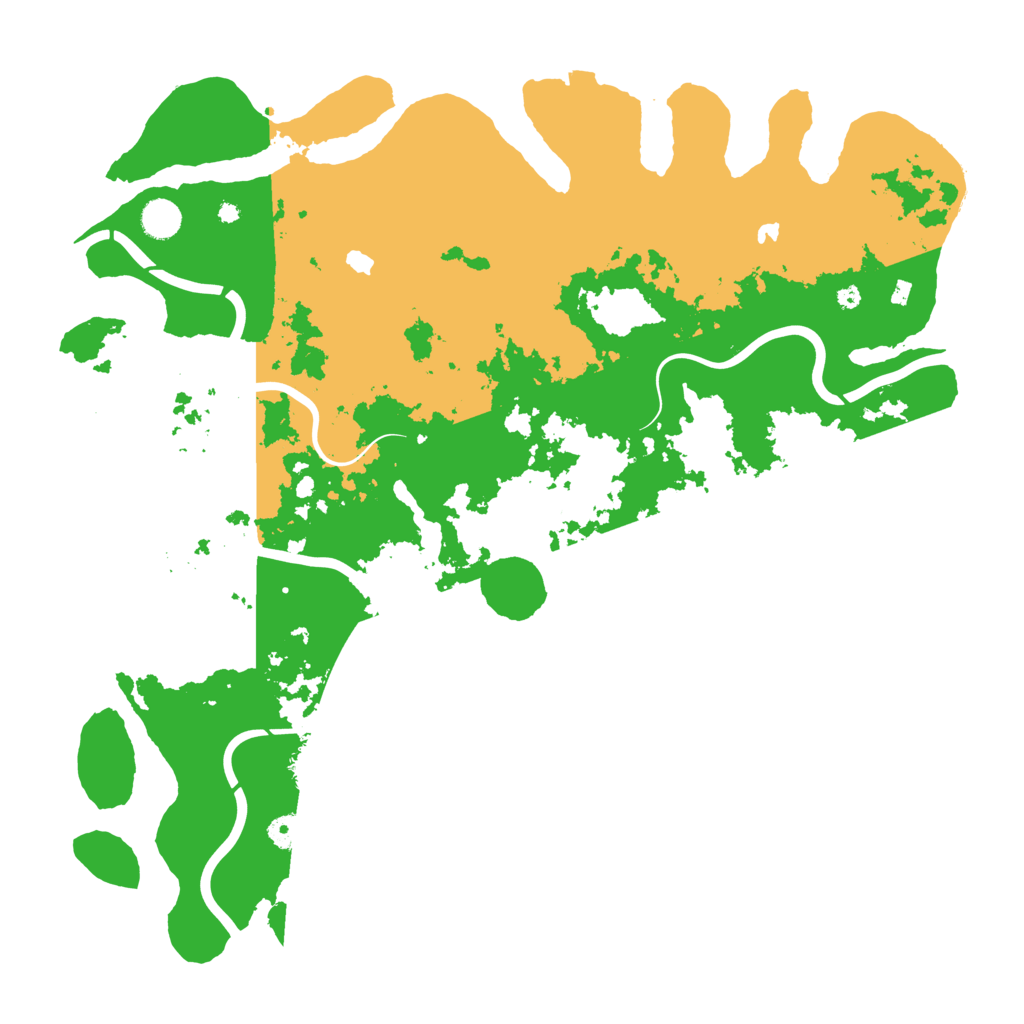 Biome Rust Map: Procedural Map, Size: 4500, Seed: 71236533