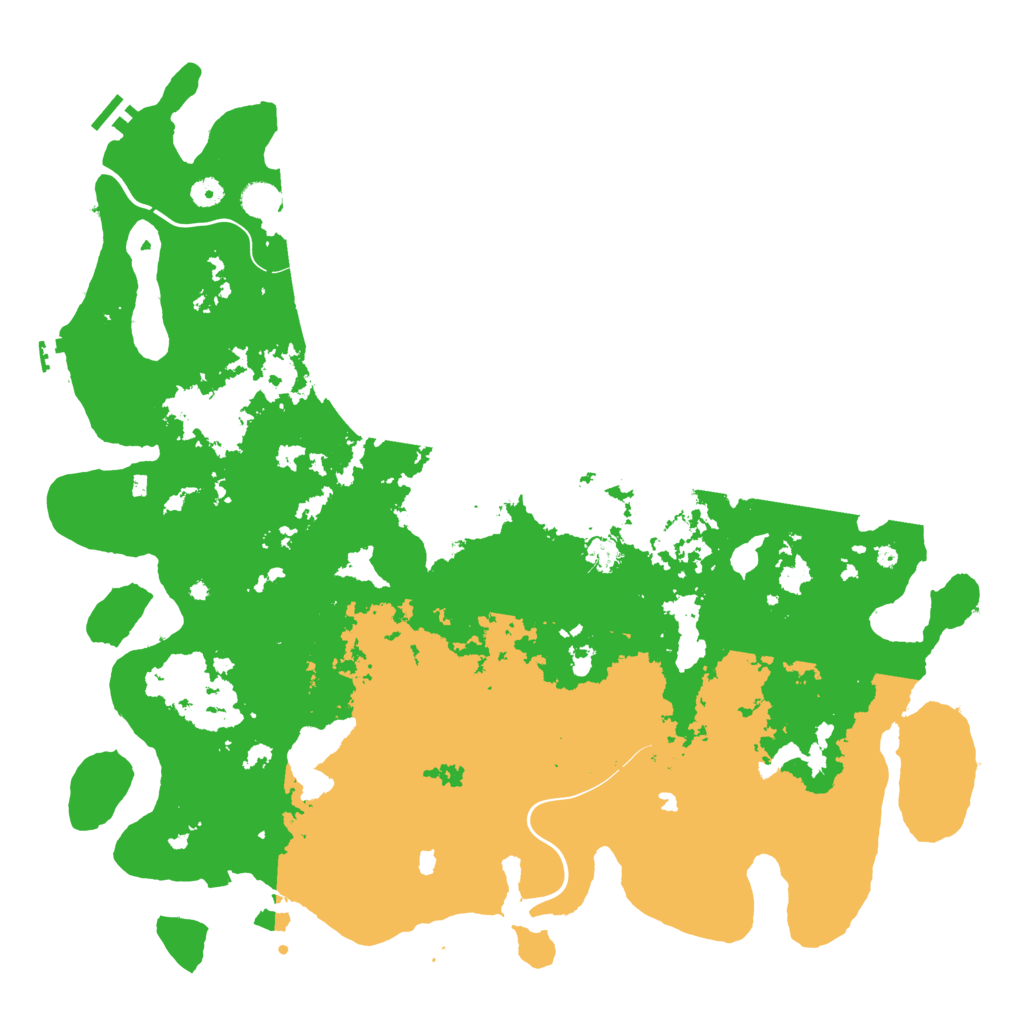 Biome Rust Map: Procedural Map, Size: 5000, Seed: 1783629317