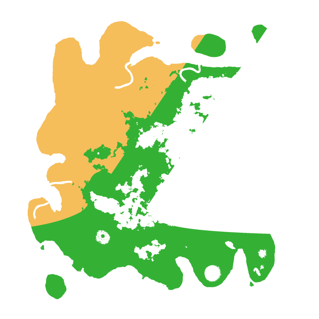 Biome Rust Map: Procedural Map, Size: 3500, Seed: 1320562503