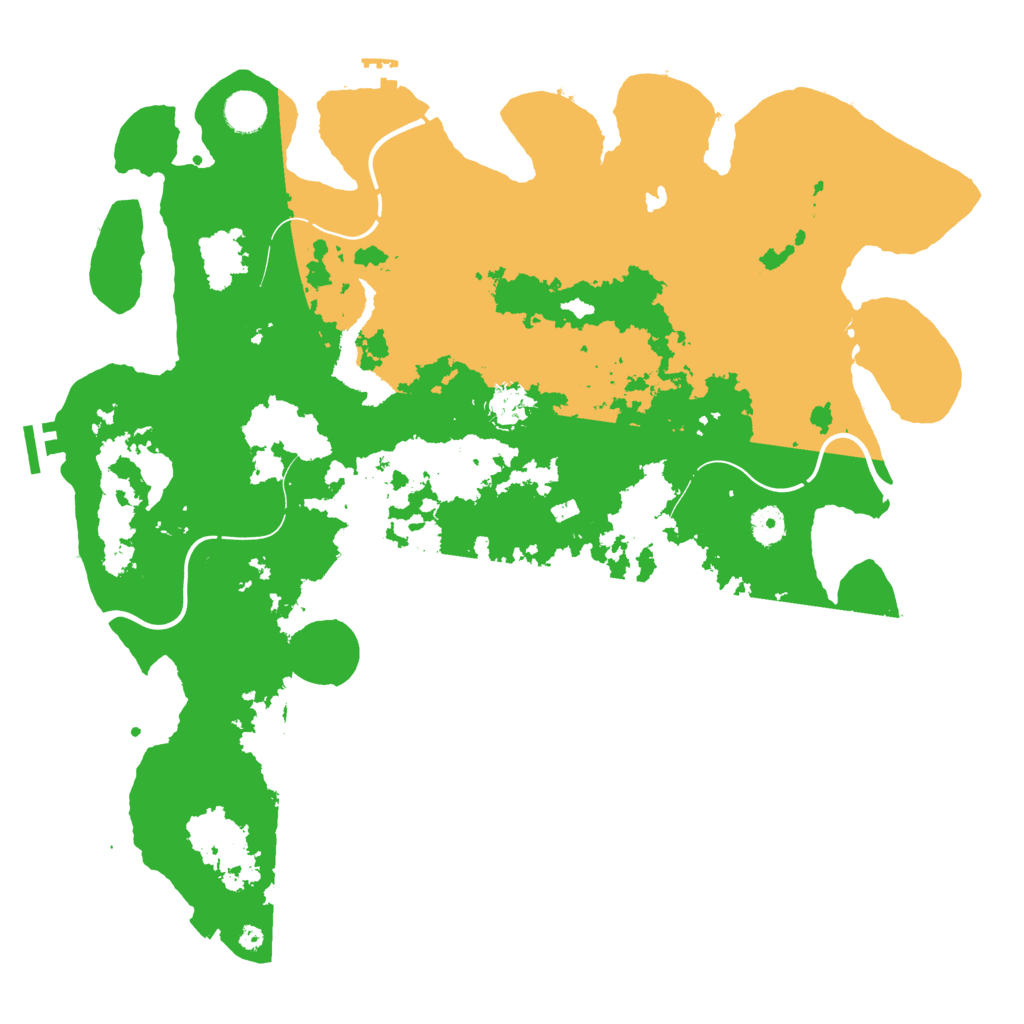 Biome Rust Map: Procedural Map, Size: 4250, Seed: 8242