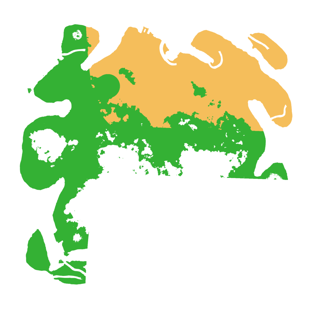 Biome Rust Map: Procedural Map, Size: 3500, Seed: 259841434