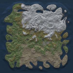 Thumbnail Rust Map: Procedural Map, Size: 5000, Seed: 1582553651, 19 Monuments