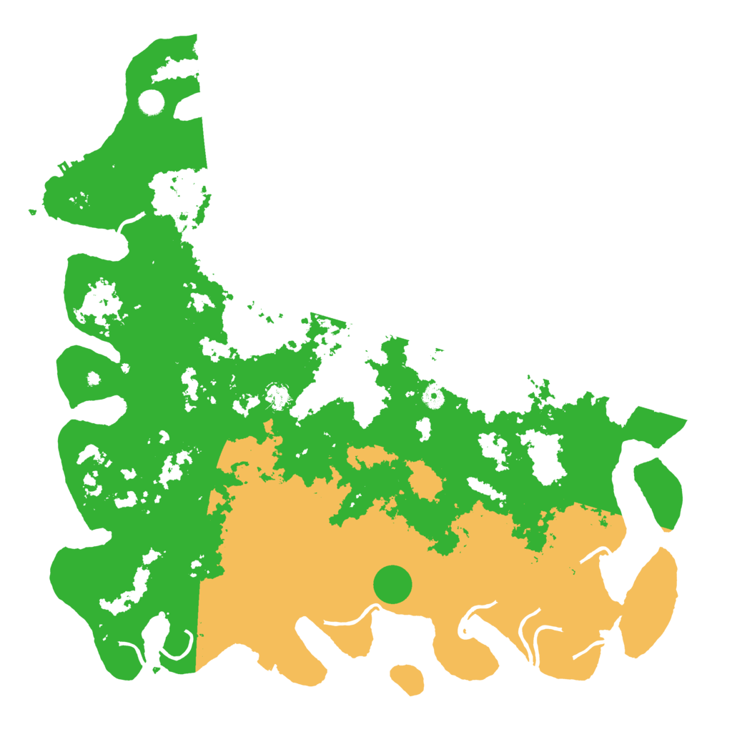 Biome Rust Map: Procedural Map, Size: 5000, Seed: 1582553651