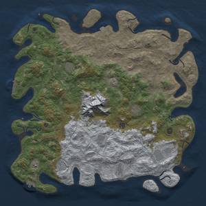 Thumbnail Rust Map: Procedural Map, Size: 5000, Seed: 338242253, 19 Monuments