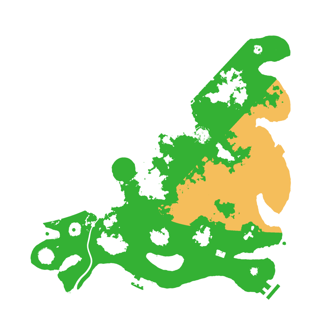 Biome Rust Map: Procedural Map, Size: 3600, Seed: 2122022