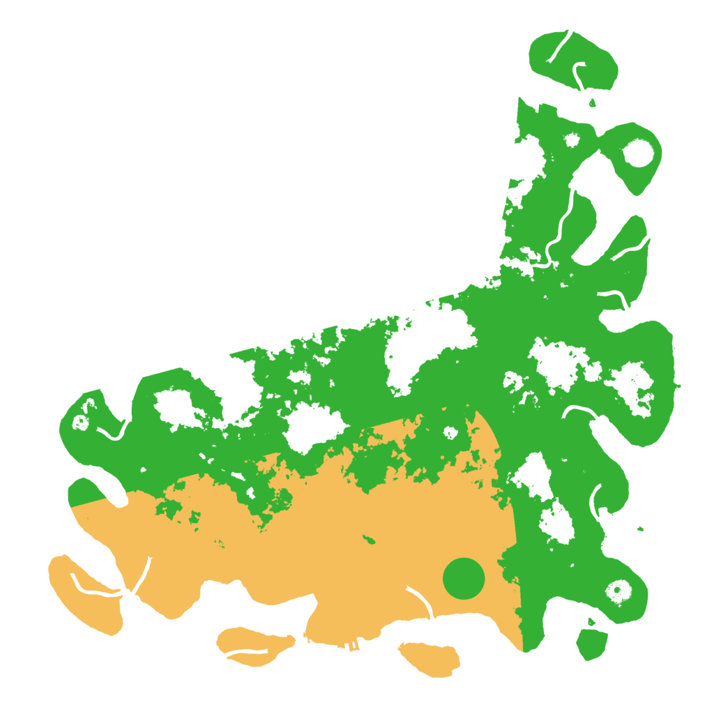 Biome Rust Map: Procedural Map, Size: 4500, Seed: 1036910063