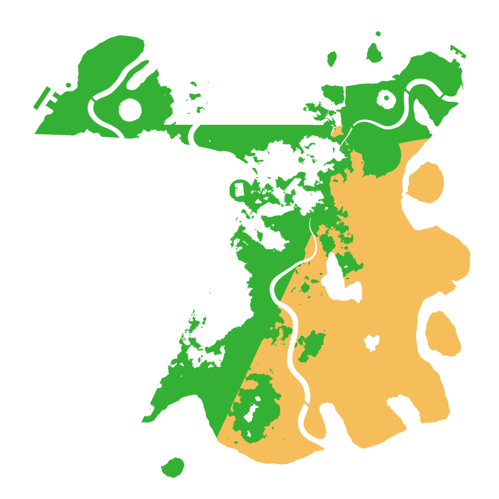Biome Rust Map: Procedural Map, Size: 4000, Seed: 85387619