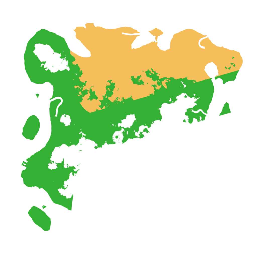 Biome Rust Map: Procedural Map, Size: 3500, Seed: 510