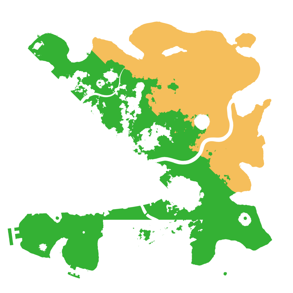Biome Rust Map: Procedural Map, Size: 3500, Seed: 1820979976
