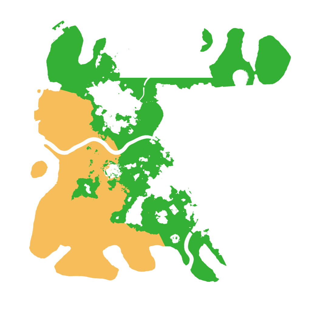 Biome Rust Map: Procedural Map, Size: 3500, Seed: 4082023