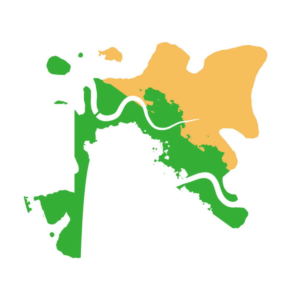 Biome Rust Map: Procedural Map, Size: 2500, Seed: 882010897