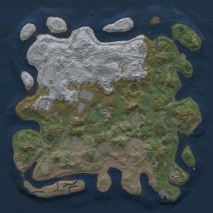 Thumbnail Rust Map: Procedural Map, Size: 4250, Seed: 48, 18 Monuments