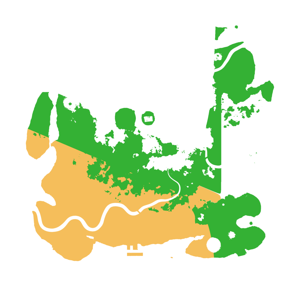 Biome Rust Map: Procedural Map, Size: 3750, Seed: 1674488657