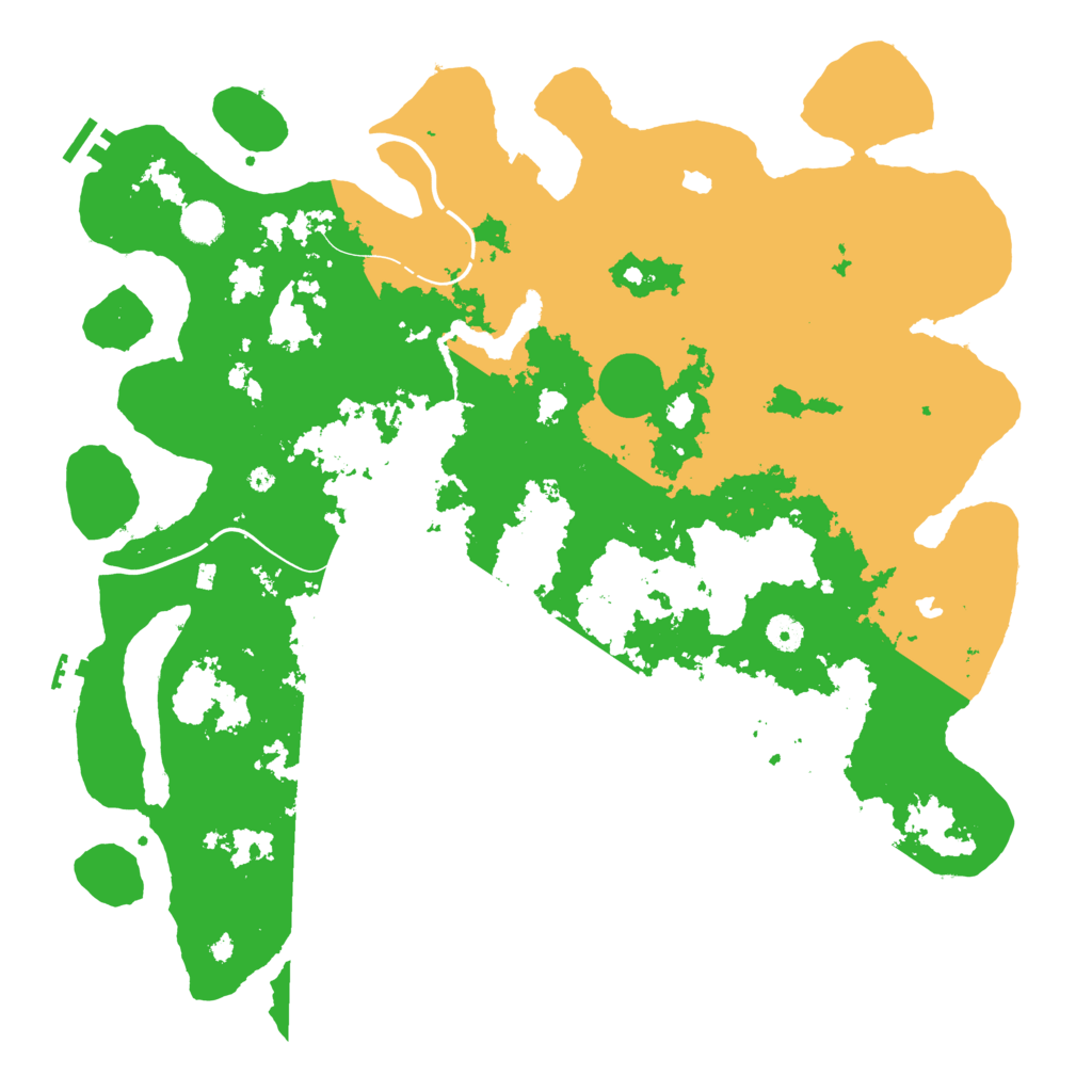 Biome Rust Map: Procedural Map, Size: 4500, Seed: 994017367