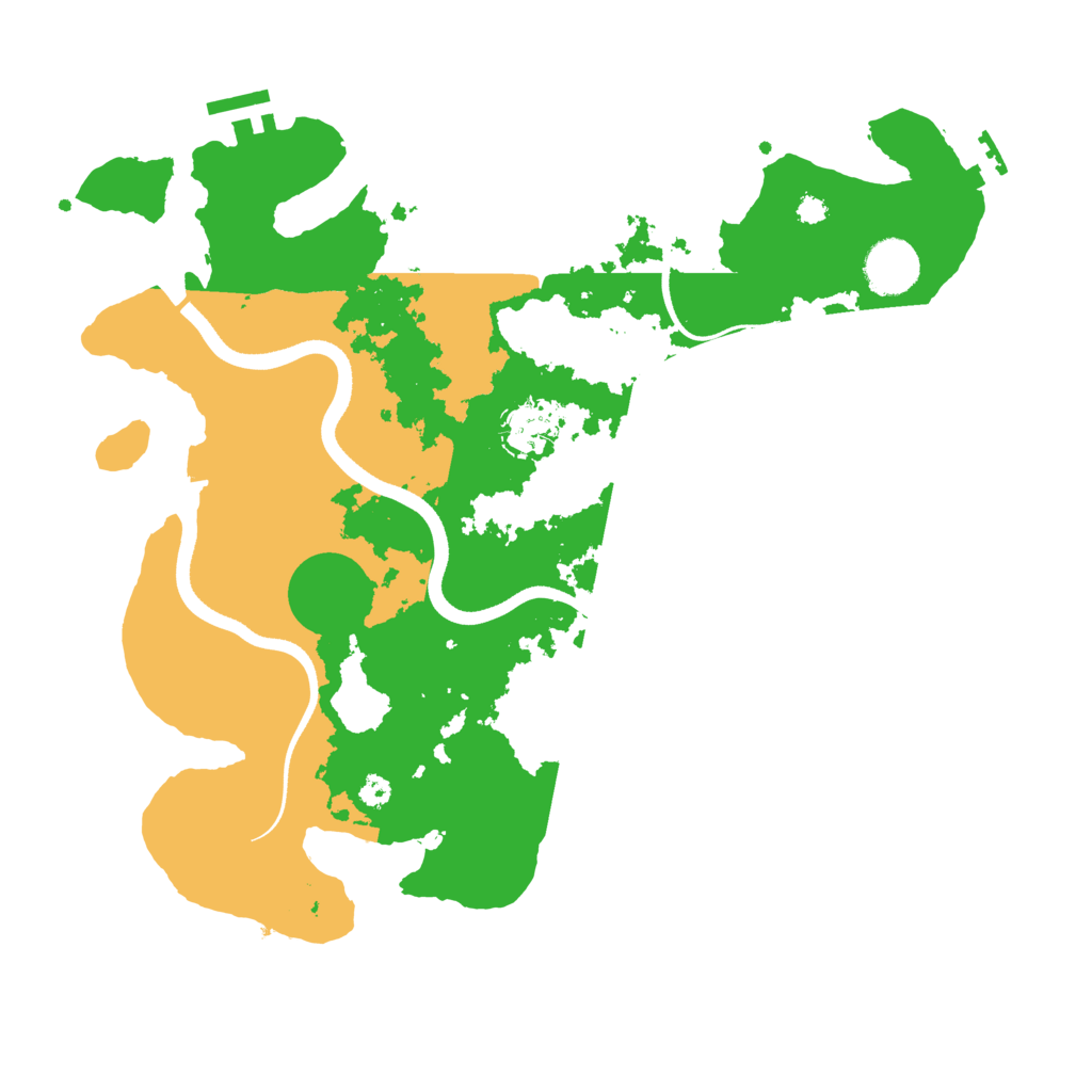 Biome Rust Map: Procedural Map, Size: 3500, Seed: 98817656