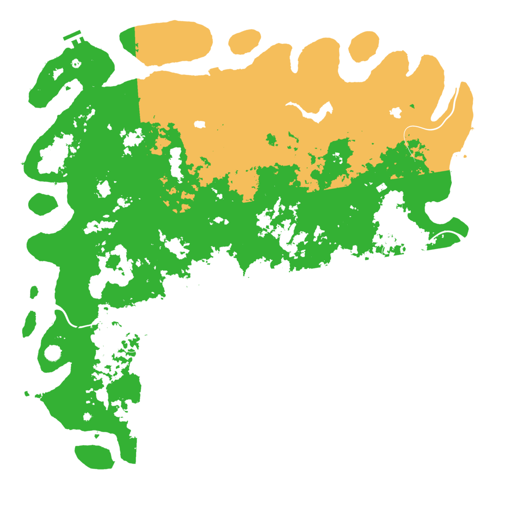 Biome Rust Map: Procedural Map, Size: 5500, Seed: 1514905625