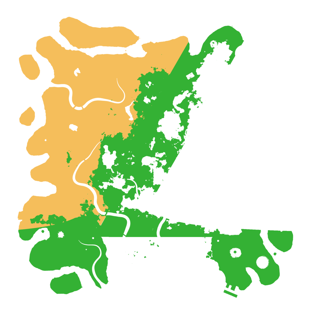 Biome Rust Map: Procedural Map, Size: 4500, Seed: 9280