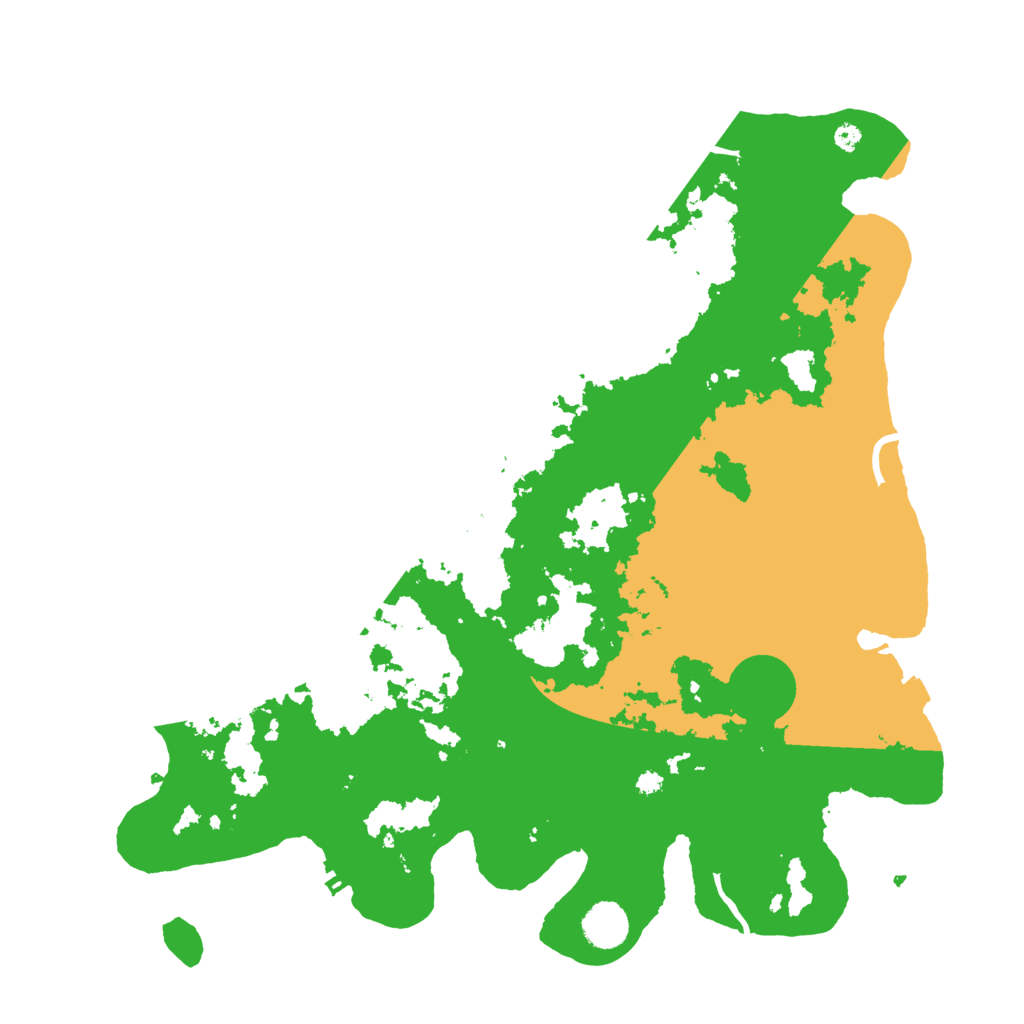 Biome Rust Map: Procedural Map, Size: 4000, Seed: 525384