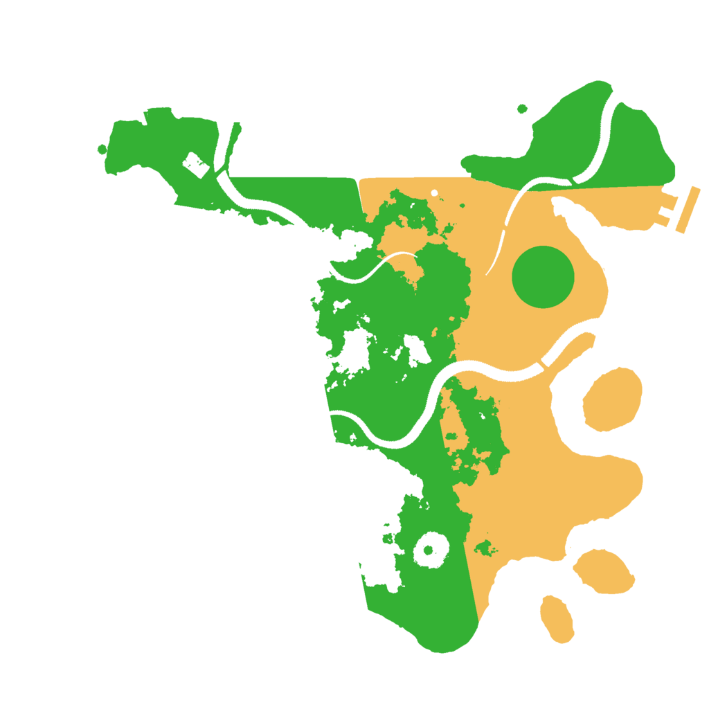 Biome Rust Map: Procedural Map, Size: 3000, Seed: 13242209
