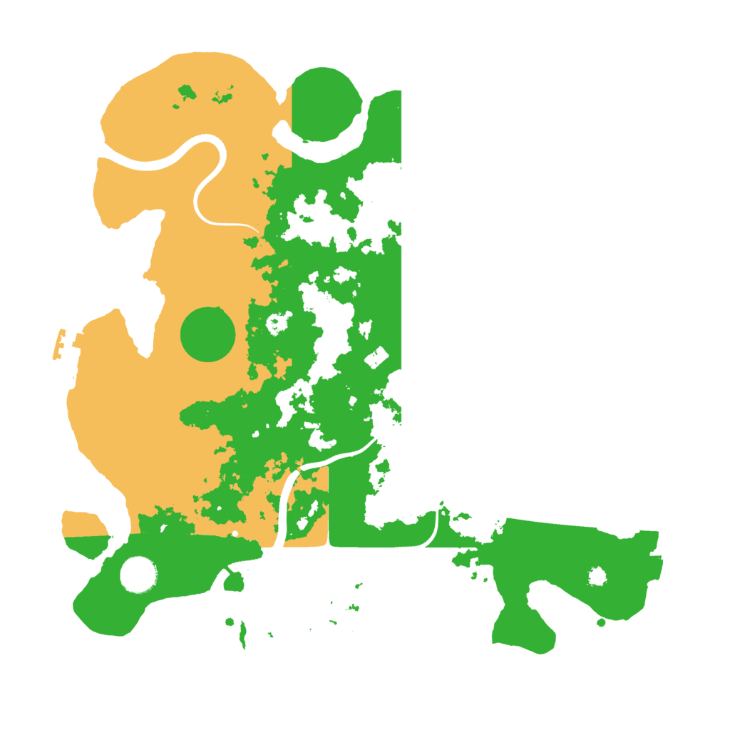 Biome Rust Map: Procedural Map, Size: 3500, Seed: 1563769632