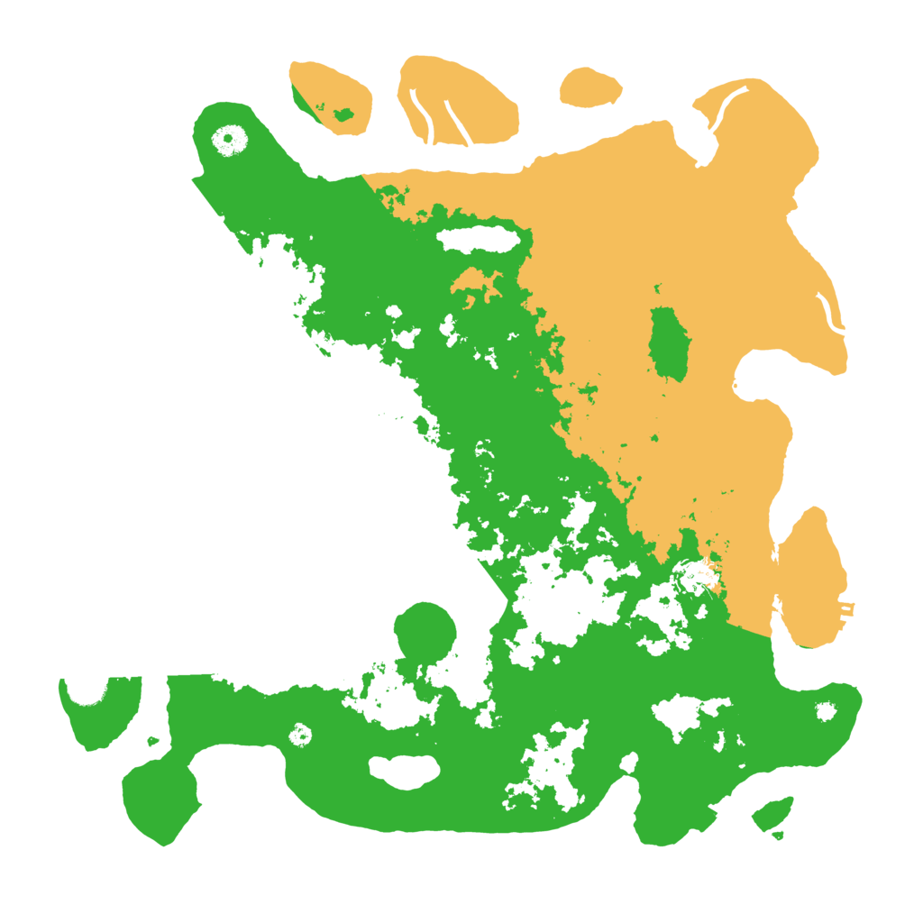 Biome Rust Map: Procedural Map, Size: 4250, Seed: 43515