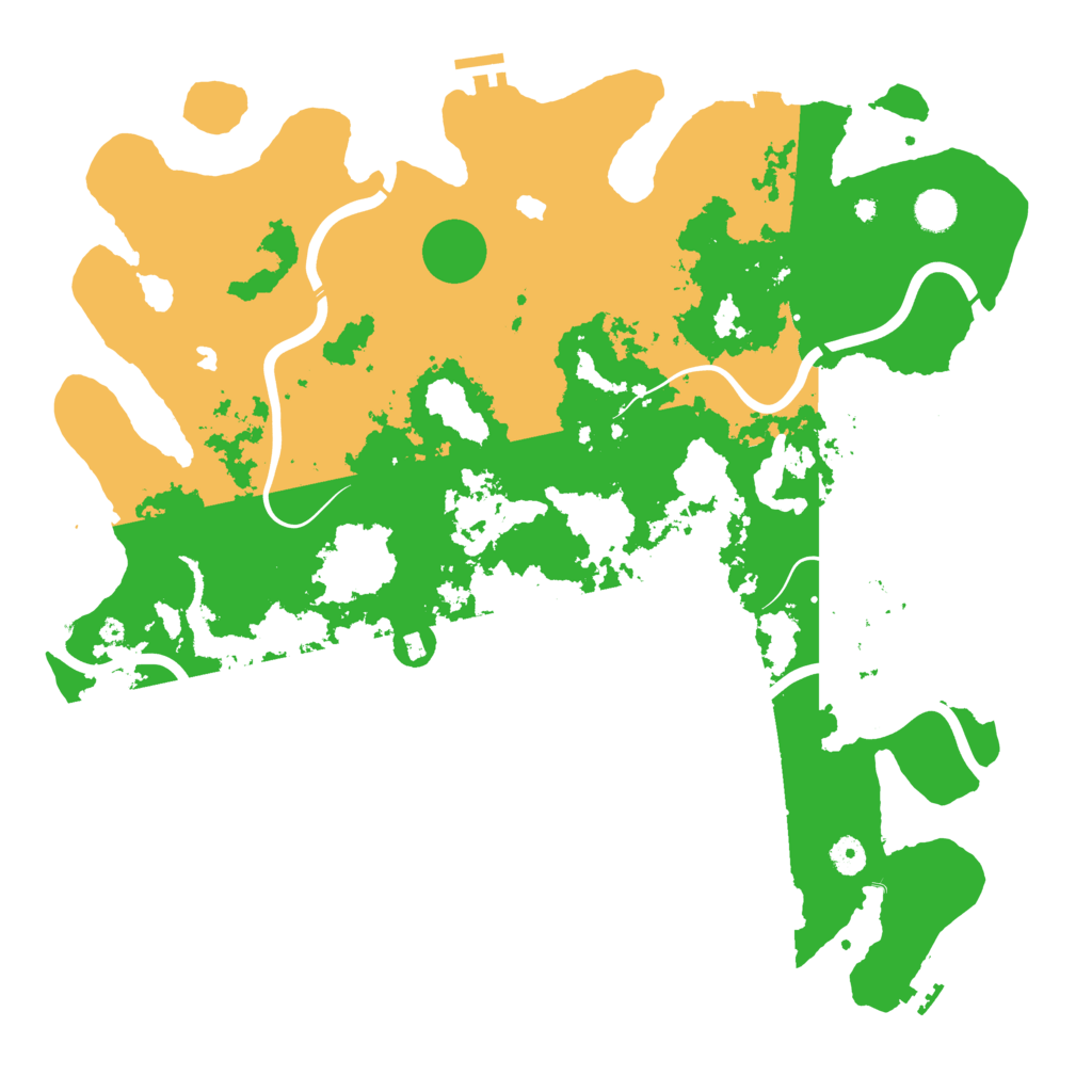 Biome Rust Map: Procedural Map, Size: 4500, Seed: 1788157005