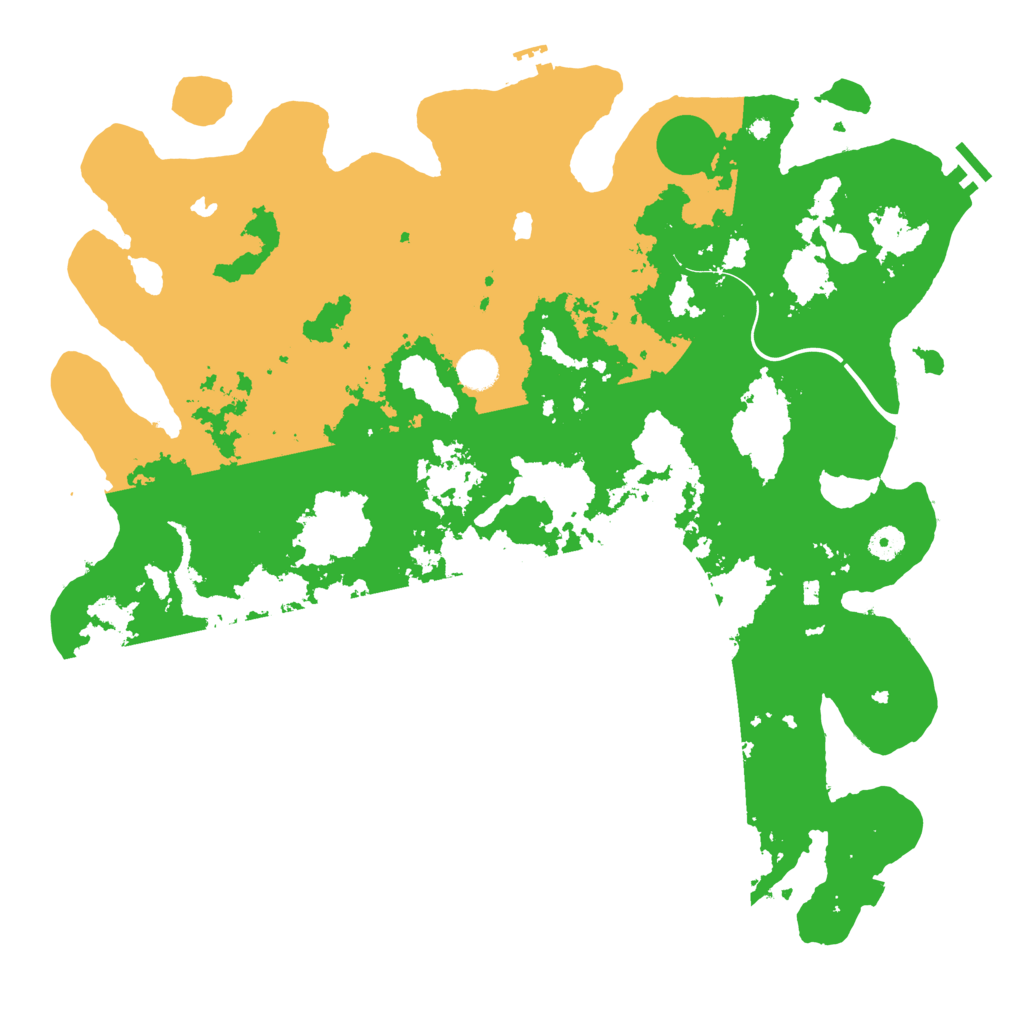 Biome Rust Map: Procedural Map, Size: 4500, Seed: 1788157005