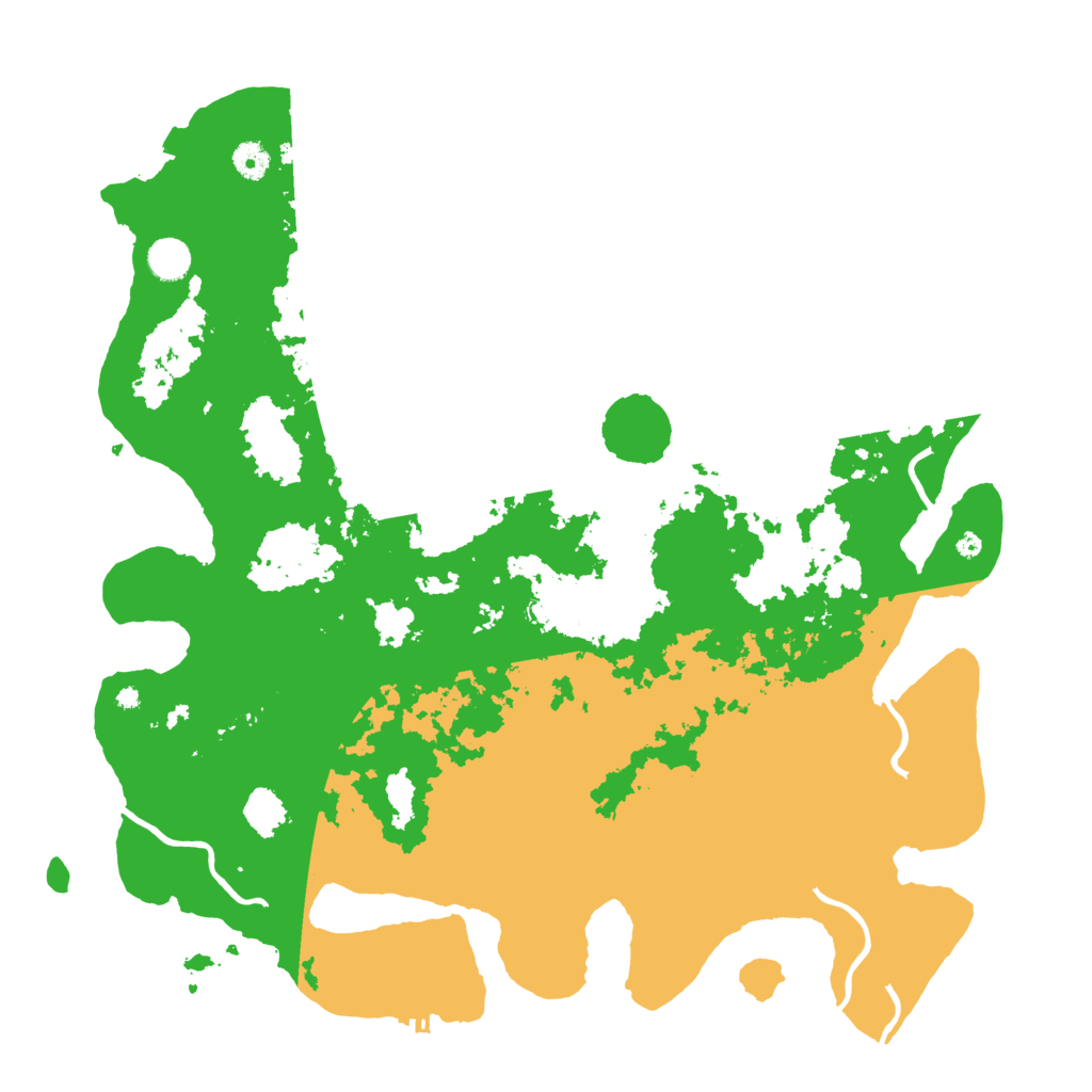 Biome Rust Map: Procedural Map, Size: 4500, Seed: 78308185